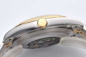 Reloj de movimiento mecánico de gama alta de lujo 2025, esfera negra dorada, pantalla analógica luminosa con números romanos, función de buzo de Fecha - Product Image 4