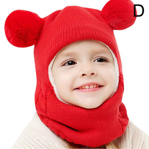 Bonnets de <span class=keywords><strong>ski</strong></span> d'hiver pour enfants avec écharpe et <span class=keywords><strong>masque</strong></span> pour couvrir le visage. - Product Image 5
