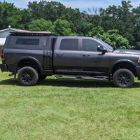 Capot rigide en acier à prix réduit avec fenêtre coulissante pour Dodge Ram 1500 6.4ft sans railbox, couvre-benne