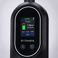 Chargeur EV portable de type 2, station de charge AC 3,5 kW, unité d'alimentation EV portable pour la maison, le bureau et les voyages
