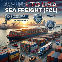 Agent maritime professionnel FCL depuis 12 ans, Chine vers les États-Unis, service de transitaire maritime pour conteneurs complets 20GP, 40GP, 40HQ
