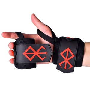 Correas de Muñeca Ajustables para Gimnasio con Logotipo Personalizado al por Mayor, Diseño Anime Berserk, Soporte para Muñeca para Entrenamiento y Levantamiento de Pesas - Product Image 3
