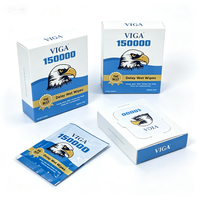 Lingettes pour hommes Super Viga, retardantes, extra fortes, longue durée, ingrédients naturels, lingettes sexuelles, lingettes humides pour hommes