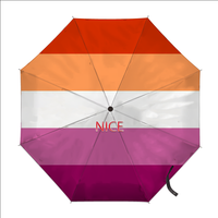 Drapeau personnalisé avec symbole lesbien, tons arc-en-ciel gay, idéal pour les rassemblements dans les parcs et les excursions de week-end en voiture.