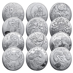 Moneda Conmemorativa Tradicional del Zodiaco, Escorpio, Fecha 1024-1122, Moneda <span class=keywords><strong>de</strong></span> Aleación <span class=keywords><strong>de</strong></span> Zinc - Product Image 5