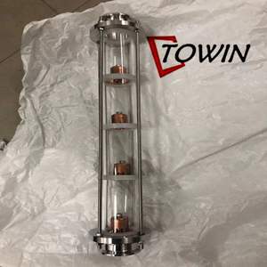 Colonne de distillation en verre de 2 pouces, installation facile, vente directe usine Towin, accessoires d'équipement de distillation, <span class=keywords><strong>prix</strong></span> compétitif - Product Image 1