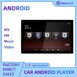 Jiawell Lecteur DVD de voiture avec écran 2K de 11,5 pouces, support universel pour appuie-tête de voiture, FM intégré, double haut-parleur BT - Product Image 2