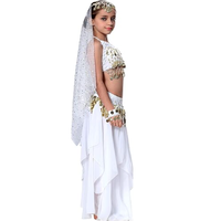 Robe de danse du ventre indienne gitane arabe Costume de performance Tutu Costumes de danse anime pour filles