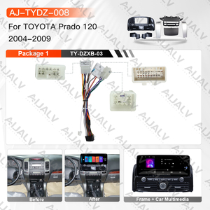 Kit de cadre d'écran radio <span class=keywords><strong>DVD</strong></span> Android 12,3 pouces AIJIA pour tableau de bord Toyota Land Cruiser Prado 2004-2009 - Product Image 2