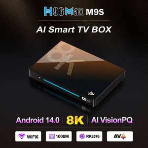 R H96 MAX Europa Octa Core Alemania RAM STB Francia 8K Streaming EE. UU. OTT Smart Internet Set-top Box Android 12 WiFi 6 - Product Image 3