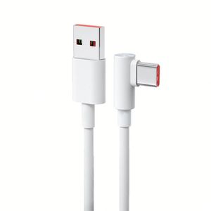 Factory Price 6A Type-C Fast Charging Data Cable 120W <b>Charger</b> for Xiaomi Smart Device Phone Tablet L Type USB Line - Product Image 1