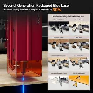 Ультра лазерный гравировальный станок ATOMSTACK A24 120 Вт лазерный резак с корпусом B3 защитный корпус корпуса 370x310 мм рабочая зона - Product Image 3