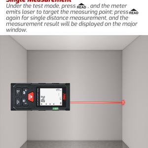 Medidor de Distancia Láser Portátil TASI TA511A con Alcance de 50m y Protección IP65 para Caza - Product Image 4