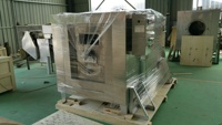 Machine à rôtir les cacahuètes en acier inoxydable industriel avec moteur - Four commercial pour la cuisson, le rôtissage et le décorticage, capacité de 100 kg/h