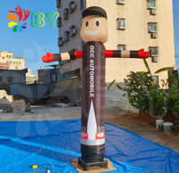 BOYAN Usine Personnalisée 10ft 20ft Gonflable Tube Homme Géant Agitant Bras Fly Guy Ondulé Marionnette Air Danseur