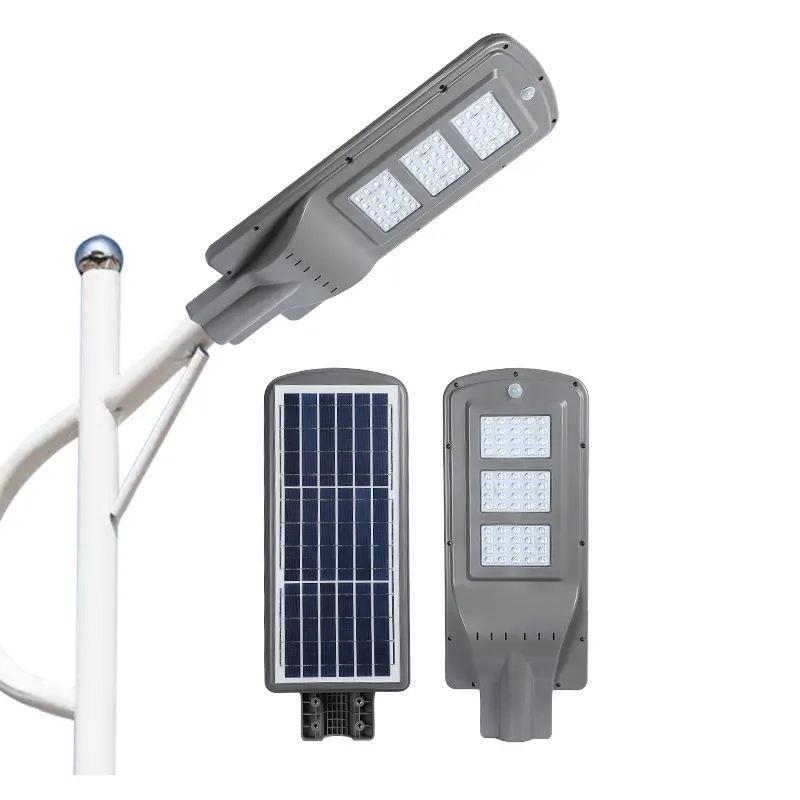 Matériau ABS étanche IP67 utilisation extérieure lampadaire solaire tout-en-un