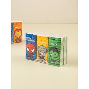 6 confezioni di fazzoletti da tasca in marmo morbido fazzoletti per il viso assorbenti a 3 strati per gli sport domestici da viaggio - Product Image 1