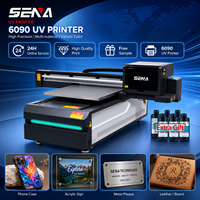 Impresora UV Plana de Inyección de Tinta de 60*90cm para Limpieza Automática, Máquina de Impresión Digital UV A1 para Personalizar Acrílico, Metal, Vidrio, Plástico y Madera