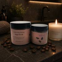 Scrub Wajah & Tubuh Mewah Kunyit Susu Shea Butter Pemutih Pencerah Pengelupas Kulit