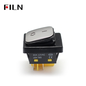 Filn kcd4 4pin IP67 30A Rocker chuyển đổi không thấm nước thép không gỉ ON-OFF Heavy Duty chia công tắc đèn cho máy pha cà phê - Product Image 6