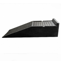 Rampe de seuil modulaire en caoutchouc jaune et noir Xinhong, à assembler, haute visibilité, pour allée, entrée de garage, personnalisable
