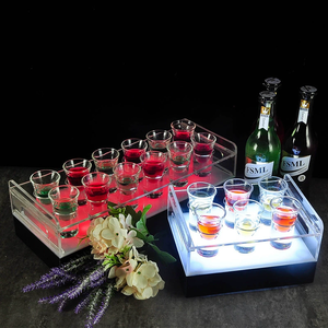 RICHSHINING-Porte-gobelet à balles en cristal créatif LED, étagère à cocktail en acrylique, présentoir pour décorations de fête KTV - Product Image 6