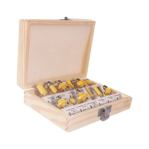 ชุดเครื่องกัดงานไม้12ชิ้นเครื่องกัดไม้ไฟฟ้าเครื่องมือกัดเหล็กทังสเตน - Product Image 2