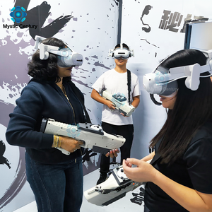 Salle de jeu XR interactive immersive avec déambulation libre, Escape Room, jeu de mystère Pubg, machine de jeu <span class=keywords><strong>VR</strong></span>, salle de combat pour 8 joueurs - Product Image 1