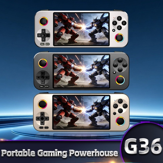 New Arrived G36 Retro Handheld Game Console 4.5 Inch HD Color Screen Built-in 23+ Emulators Portable Handheld Gaming Player