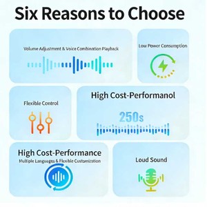 Puce sonore économique série NV128H, puce de lecture vocale, fabrication OEM, puce vocale basse consommation pour concentrateur d'oxygène - Product Image 3