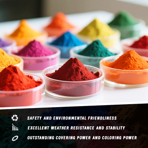 Óxido de Hierro Rojo de Grado Industrial para Productos de Cemento, Certificado RoHS, Pigmento de Óxido de Hierro de Fácil Dispersión, Venta al Por Mayor - Product Image 2