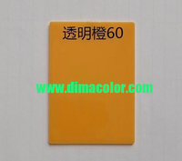 Colorants orange transparents 3G Solvant Orange 60 pour PC PET PS ABS Colorants à l'huile de couleur en plastique