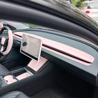 Pour Tesla Model Y Juniper Model 3 Highland TPE ABS Tapis de protection antidérapant pour tableau de bord Pare-soleil Anti-reflets Accessoires intérieurs