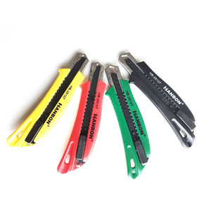 Heavy Duty Utility Knife Cutter Aluminum Auto Retractable Safety Blade <b>Box</b> With Snap off <b>Lock</b> - Product Image 1