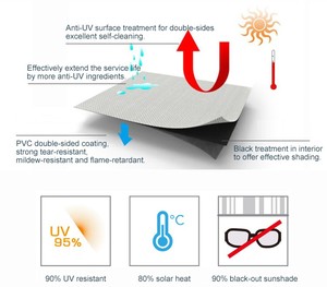 Bột tráng nhôm tán <span class=keywords><strong>Sun</strong></span> Shades kim loại có thể thu vào màn hình tư nhân vườn Patio mái pergolas mái hiên - Product Image 2
