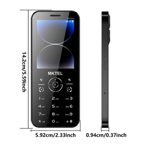 Nouveau téléphone portable débloqué 2,8 pouces avec clavier fin, téléphone senior 2G double SIM, écran LCD, téléphone GSM pour seniors - Product Image 6