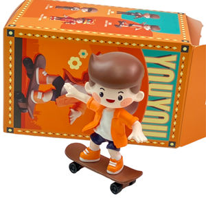 ตุ๊กตาเรซินสำหรับสะสมตามสั่งรูปปั้นเด็กผู้ชายสเกตบอร์ด - Product Image 3