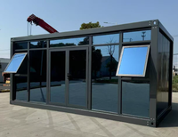 Maison Conteneur Mobile de 20 Pieds de Style Méditerranéen pour Bureau, Dortoir et Usage Résidentiel Construite en Panneau Sandwich Acier