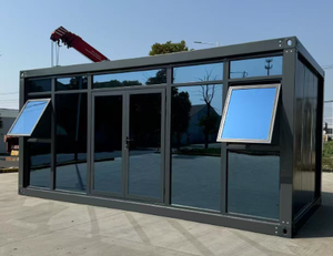 스틸 샌드위치 패널로 건축 된 사무실 기숙사 주거용 20 피트 지중해식 이동식 컨테이너 하우스 - Product Image 3
