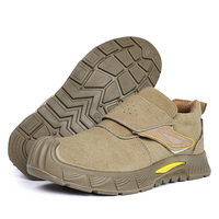 Chaussures de sécurité en daim avec semelle intermédiaire en Kevlar 6KV, isolation électrique, semelle extérieure en PU injecté, anti-écrasement, résistantes aux perforations, bottes de travail