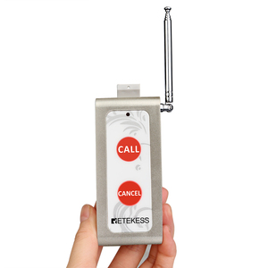 Hai nút gọi điện thoại không dây chuông máy nhắn tin nút gọi transmitter cho nhà bếp đầu bếp Hệ thống gọi điện thoại retekess TD004 - Product Image 1