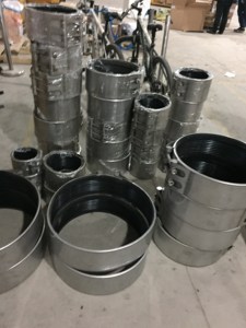 DN100 4-Zoll Schnell-Rohrleck-Reparaturklemme Edelstahl 304 Geteilte Hülsen-Leckklemme Edelstahl 316 <span class=keywords><strong>Straub</strong></span>-Reparaturklemme - Product Image 4