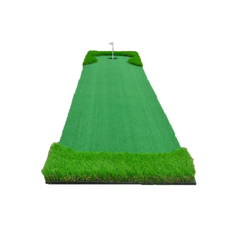 Venta al por mayor golf putting green Golf Mini Green pequeña simulación putting Mat verde