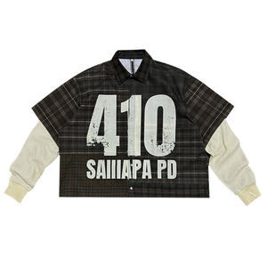 Camicia personalizzata <span class=keywords><strong>a</strong></span> maniche lunghe Streetwear <span class=keywords><strong>a</strong></span> doppio strato camicie <span class=keywords><strong>a</strong></span> maniche lunghe da uomo stampate <span class=keywords><strong>a</strong></span> <span class=keywords><strong>pagamento</strong></span> camicia <span class=keywords><strong>a</strong></span> maniche lunghe - Product Image 1