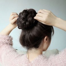 Choco-Brown 3P Dumplings Hair Band Accessoire de coiffure à tête surélevée - Product Image 1