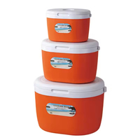 Ensemble de glacières en plastique personnalisées pour l'extérieur, 6L, 14L, 28L, glacières de voyage, pêche, qualité alimentaire, matériau PP, glacières à glace