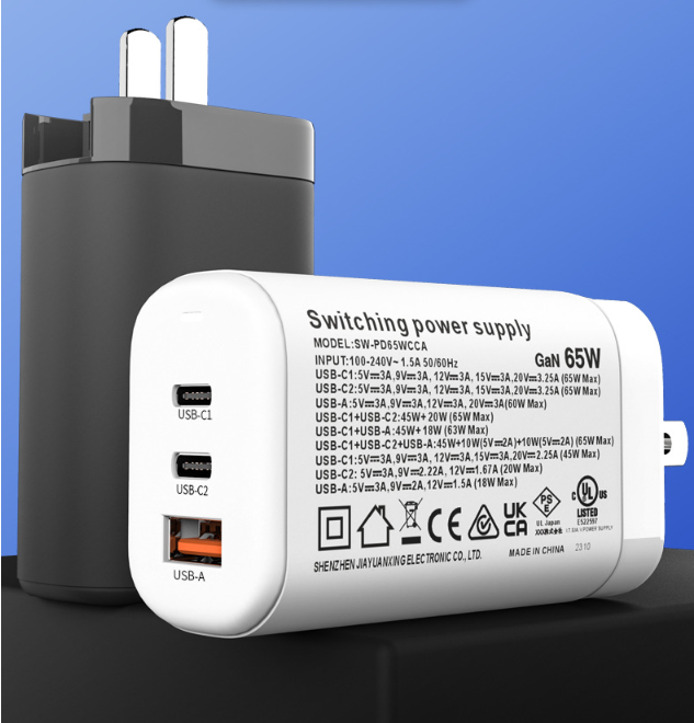 Chargeur rapide noir
