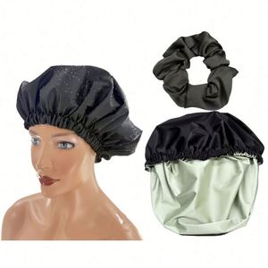 Gorro de Ducha Impermeable de Doble Capa de EVA, Ajustable y Reutilizable, para Cabello Largo, Trenzas y Rastas, Cómodo, Ideal para Regalo o Promoción - Product Image 3