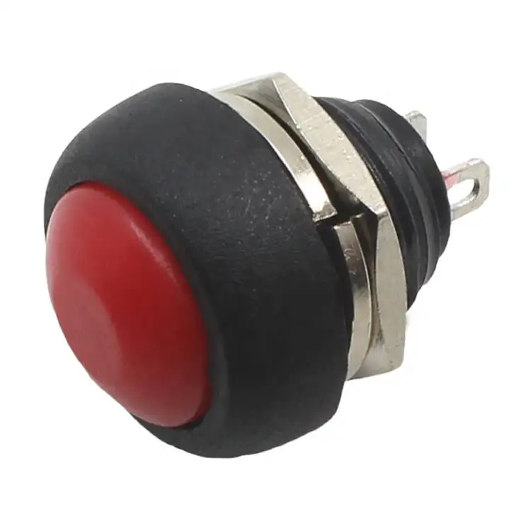 PBS-33B 12mm On Off Switch Mini Waterproof Reset Momentary Push Button For Car Boat