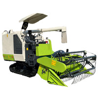 Moissonneuse-batteuse à riz Wubota entièrement personnalisable, machine de récolte de céréales